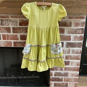 Matilda Jane girls tiered dress size 4 play condition